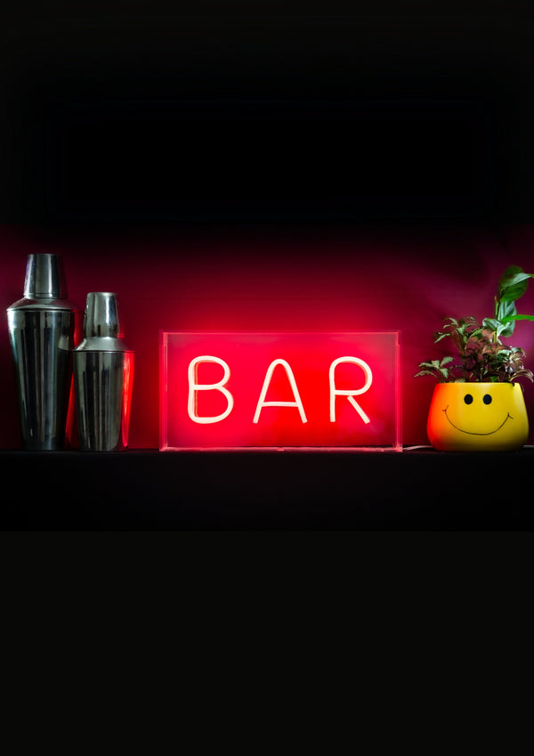 Bar Neon LED Acrylic Lightbox