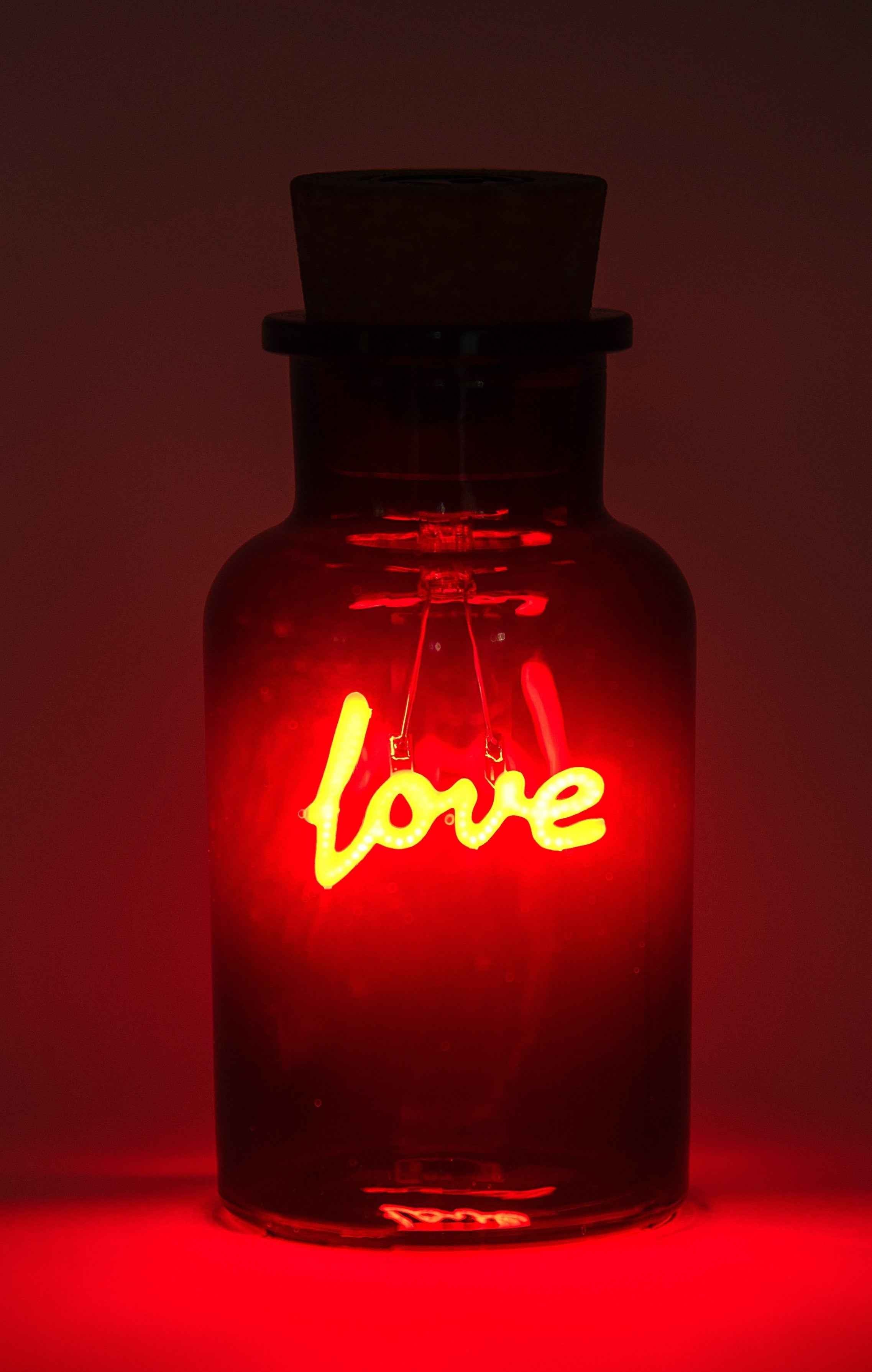 BOBO BOOM】Vivid Neon Cord Bottle Lamp Bottle Light Neon Sompex