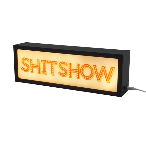 Shitshow LED Lightbox – Fun, Versatile lighting For home, office. Make your space truly yours.