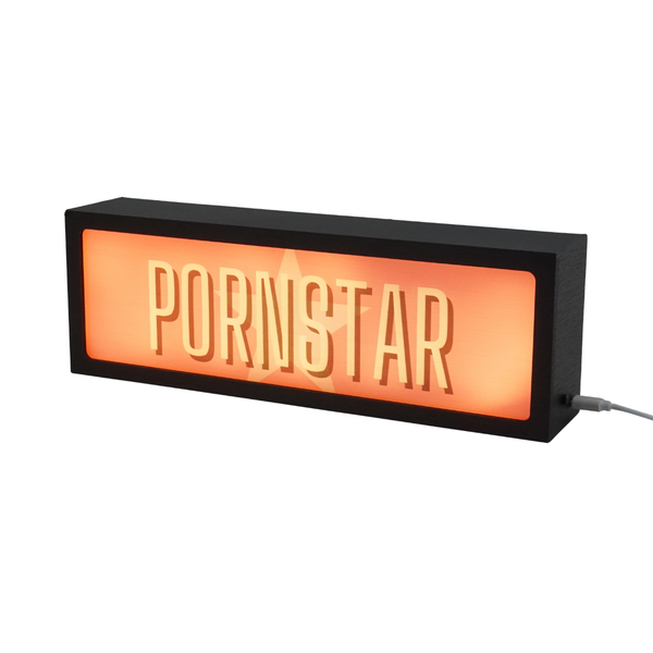 Pornstar LED Lightbox – Fun, Versatile lighting For home, office. Make your space truly yours.