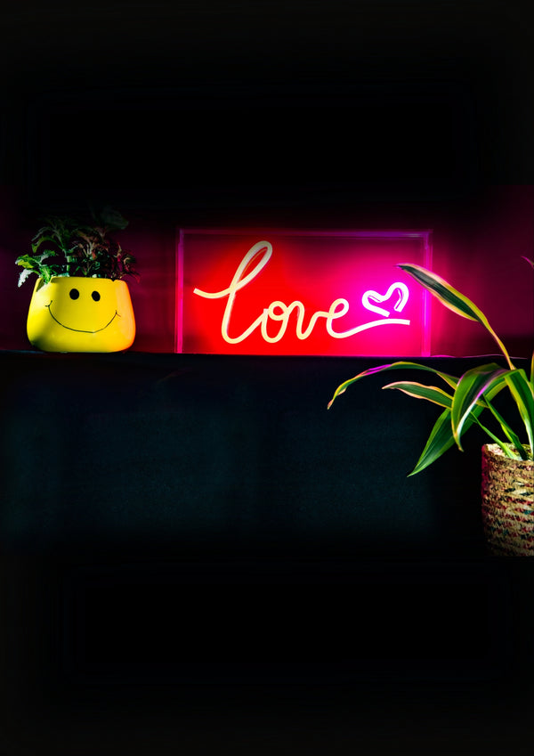 Love Neon LED Acrylic Lightbox