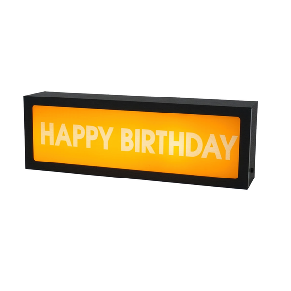 Happy Birthday LED Lightbox – Fun, Versatile lighting For home, office. Make your space truly yours.