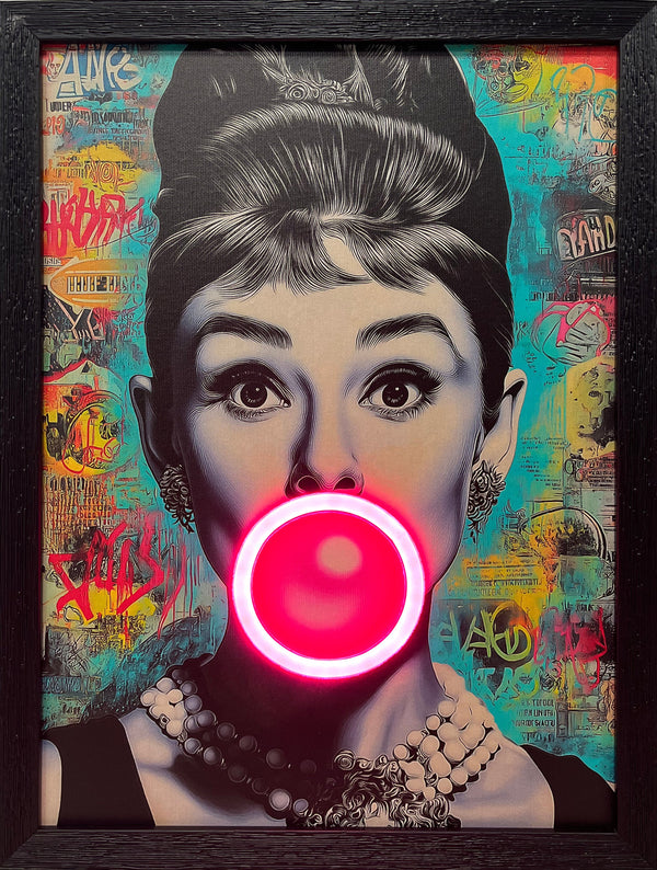 LED Neon Framed Wall Art – Audrey