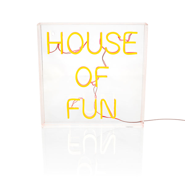 Ultimate LED Neon House Of Fun Light Box – Add a Touch of Fun & Funky to Any Space!