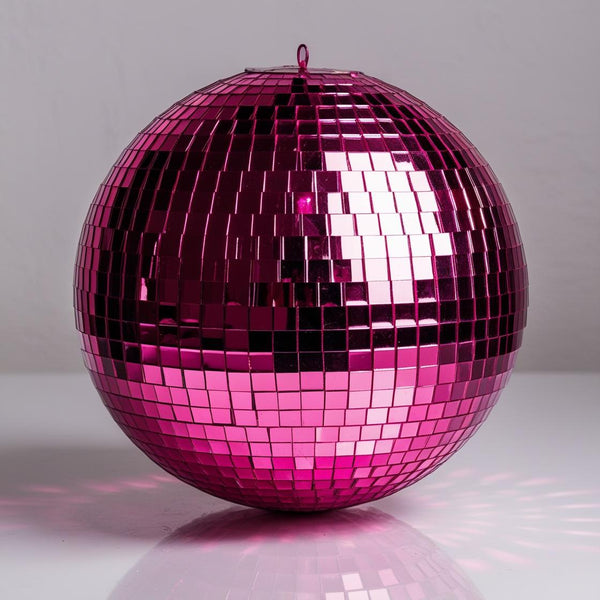 Large 20cm Pink Mirror Ball/ Disco Ball. Great For Home Decor