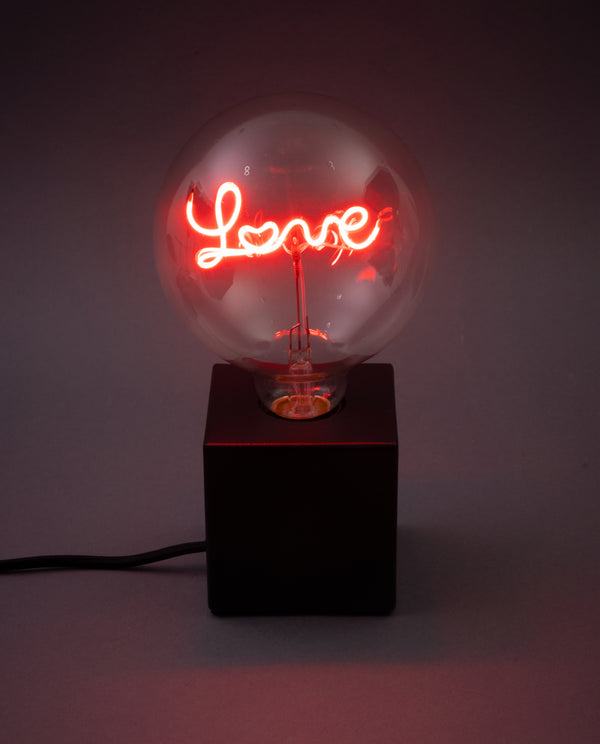 Red Love LED Message In A Bulb