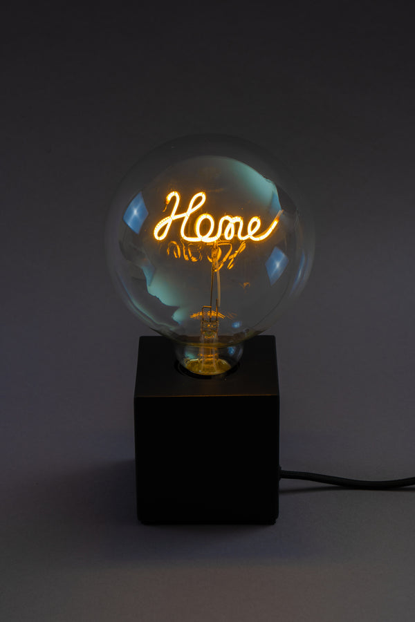 Home LED Message in a Bulb Table Set
