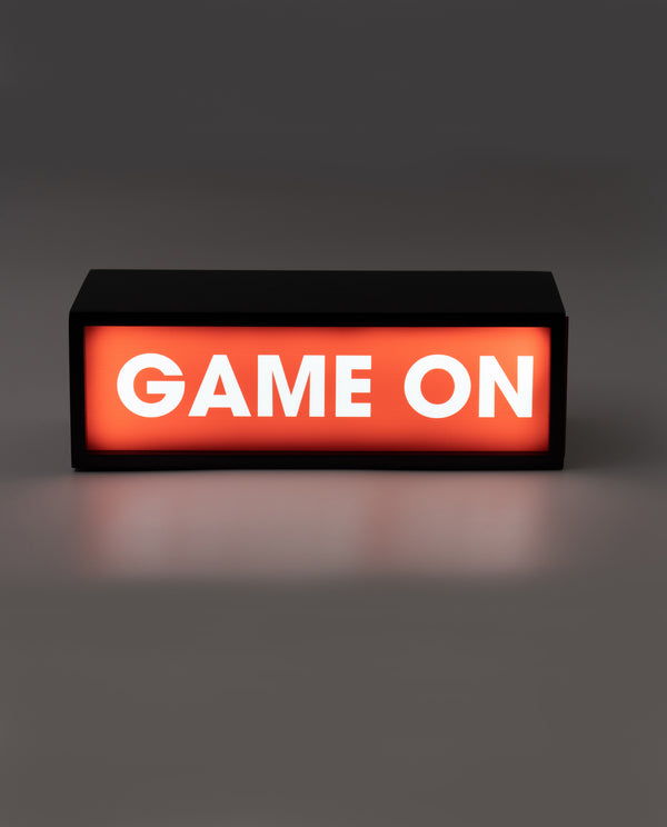 Red Game On LED Lightbox