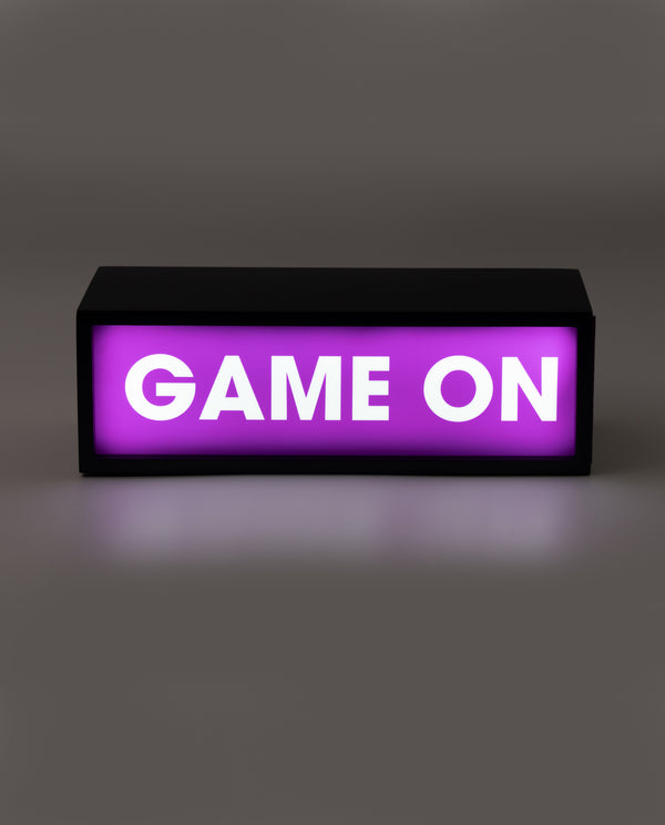 Purple Game On LED Lightbox